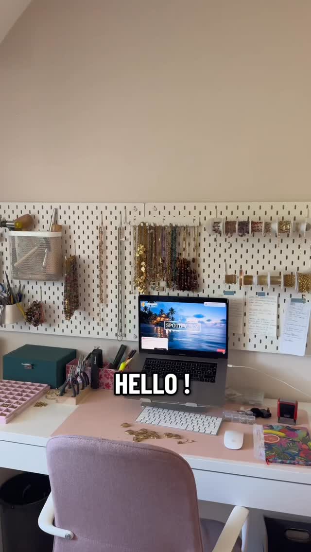 Dans les coulisses de ma marque de bijoux. 
Éditions rangement ☺️