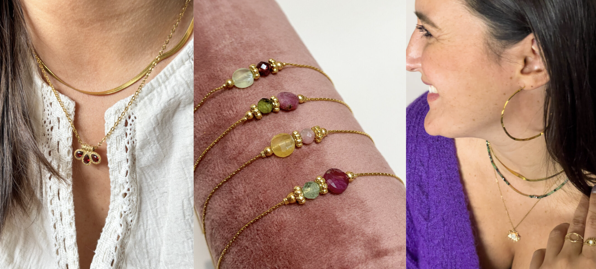 photos bijoux trinitad pila et créoles froissées