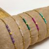 Bracelets Zodiac correspondant aux signes astrologiques, résistants à l'eau grâce à l'acier inoxydable, ne noircit pas, fins.