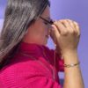 Chaine de lunette se transformant en sautoir en acier inoxydable