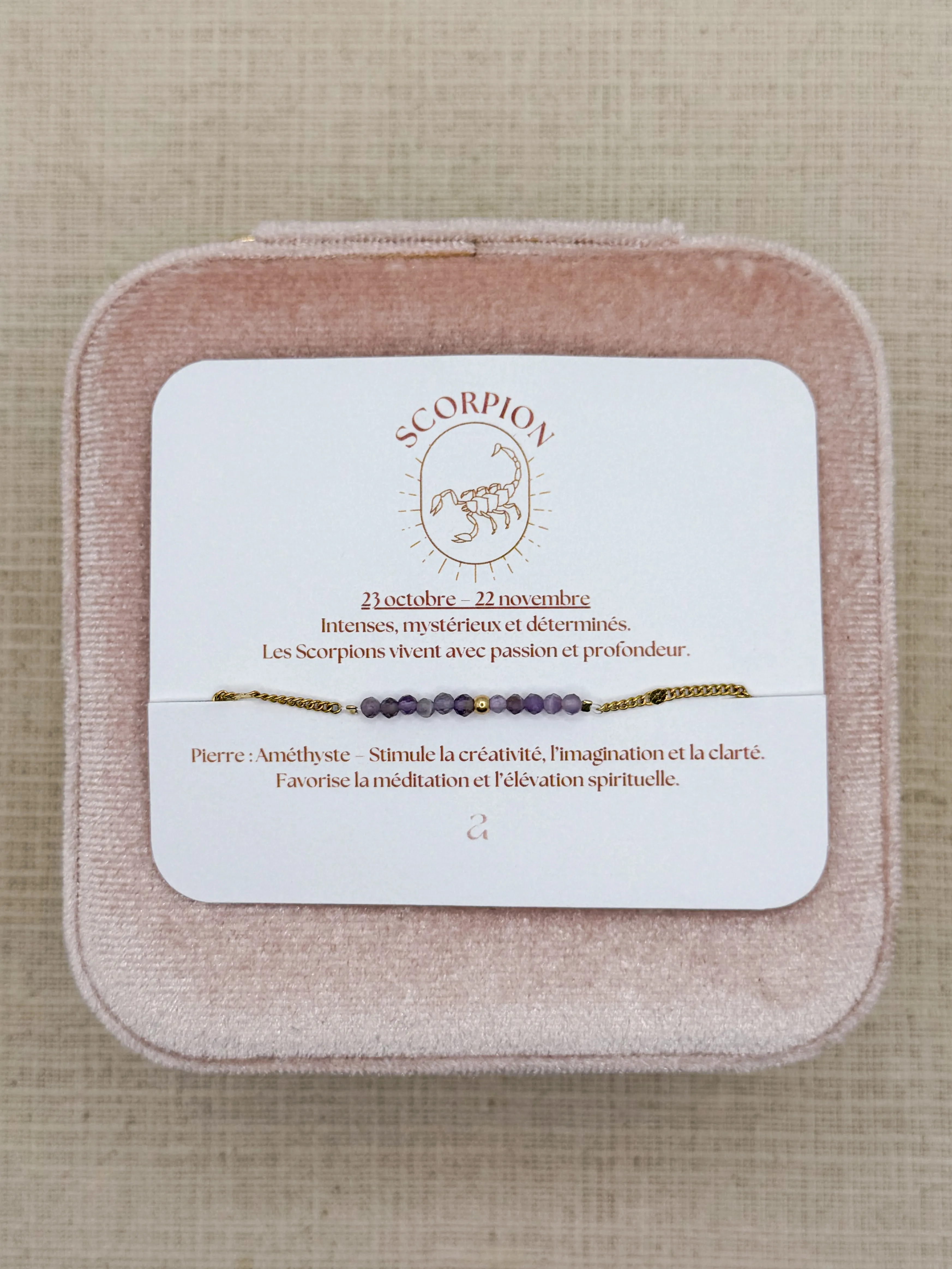 Bracelet Zodiac (Signe astrologique)