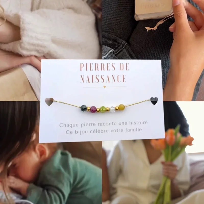 Bracelet Famille - Pierres de Naissance