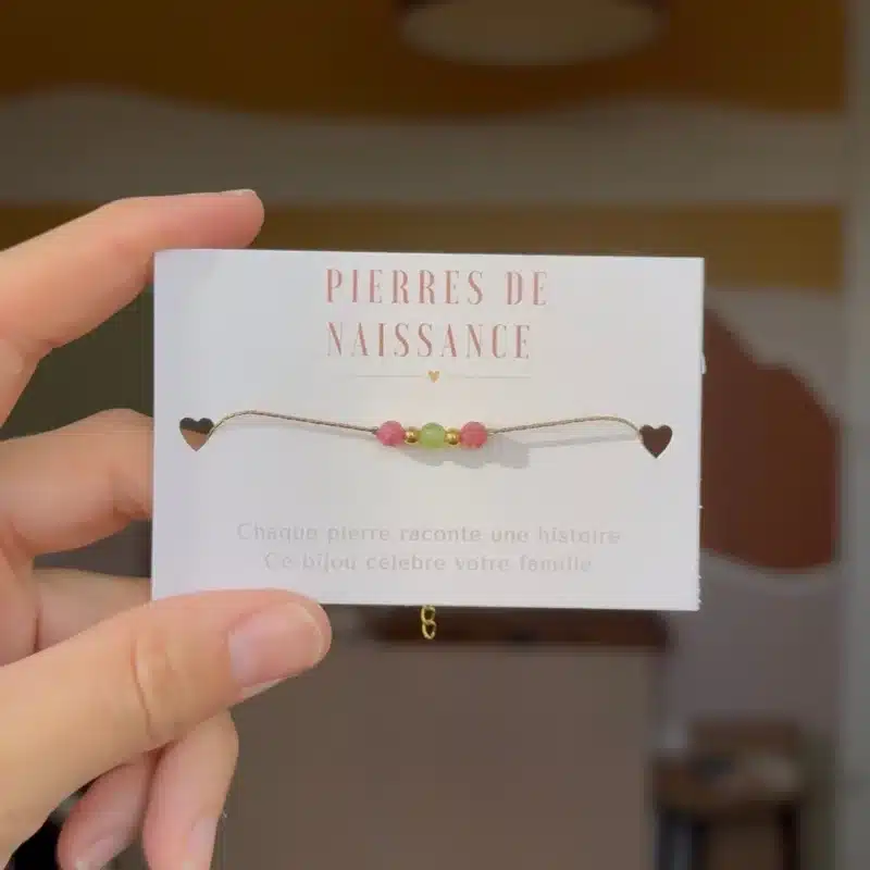 Bracelet Famille - Pierres de Naissance