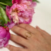 Bague ovale billes acier inoxydable