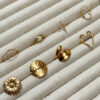 bagues nouvelle collection acier inoxydable réglable tendance
