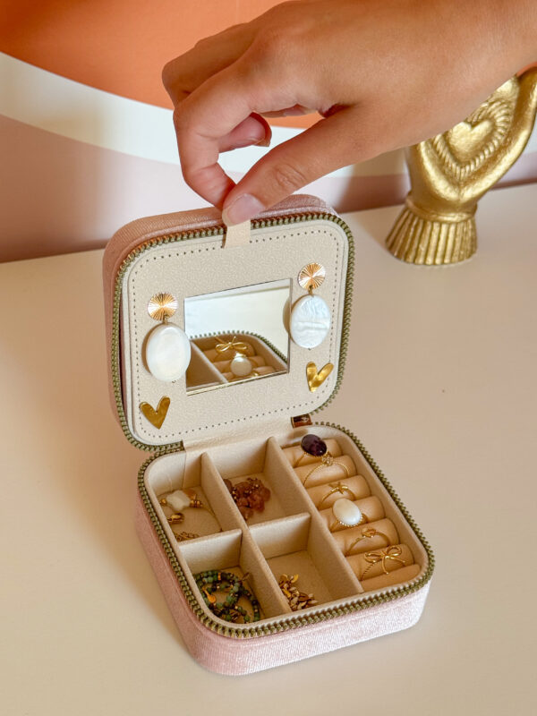 Boîte à bijoux de voyage