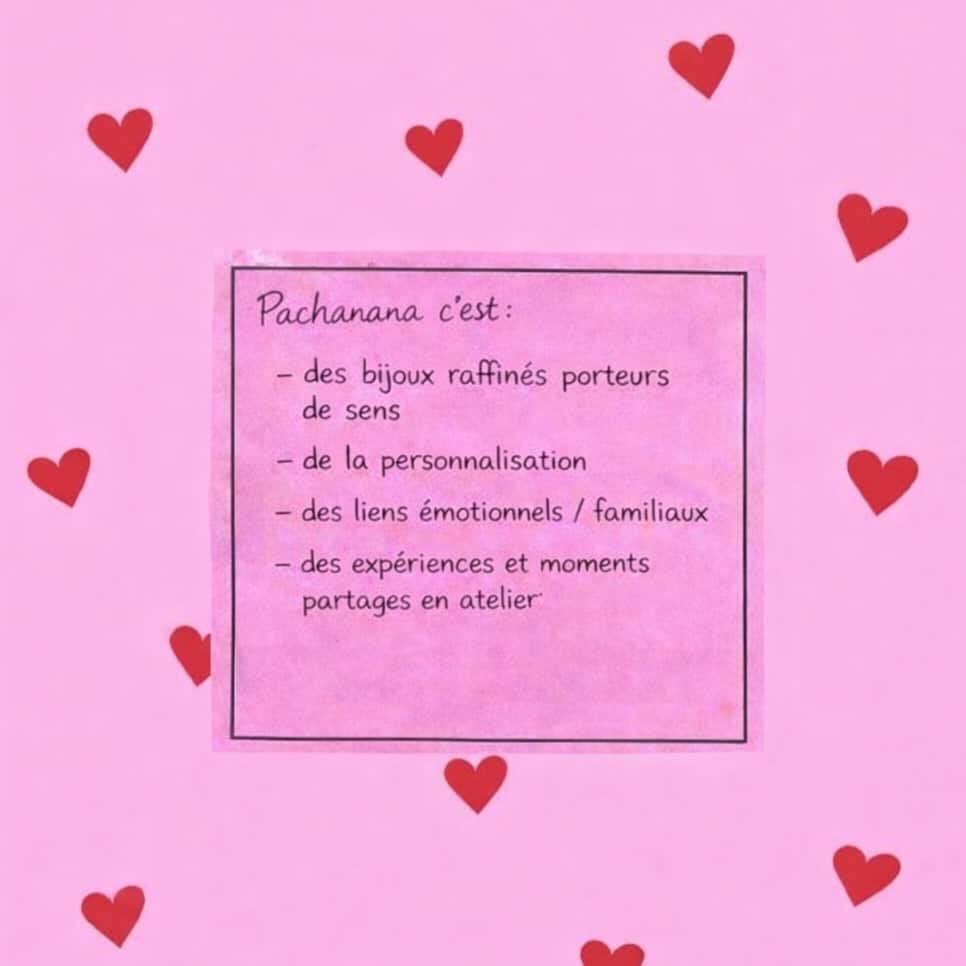 Bienvenue aux nouvelles abonnées sur ce compte 👋🏼

Pachanana, des bijoux personnalisés faits main pour célébrer les liens qui comptent 🤍
Pierres de naissance, symboles et grigris à porter chaque jour ou à offrir 🫰🏼🧡