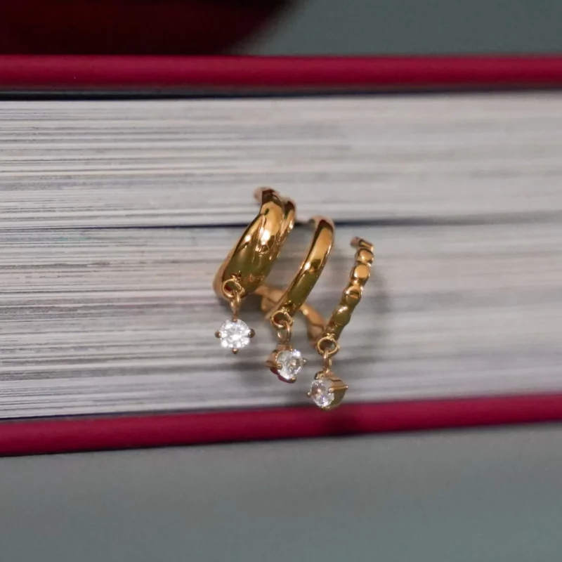 Mono boucle effet 3 trous